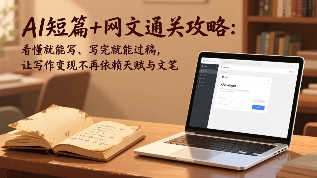 (18064期)AI短篇+网文通关攻略-更新4月:看懂就能写、写完就能过稿,让写作变现不再依赖天赋与文笔 (18064期)AI短篇+网文通关攻略-更新4月:看懂就能写、写完就能过稿,让写作变现不再依赖天赋与文笔