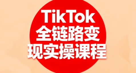 小杨老师·TikTok全链路变现实操课程 小杨老师·TikTok全链路变现实操课程