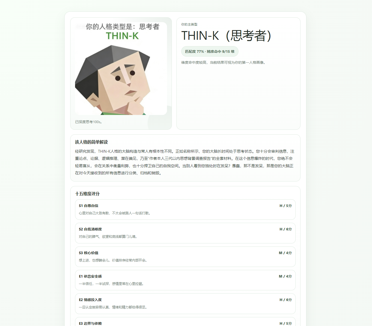 最新SBTI人格测试源码 最新SBTI人格测试源码