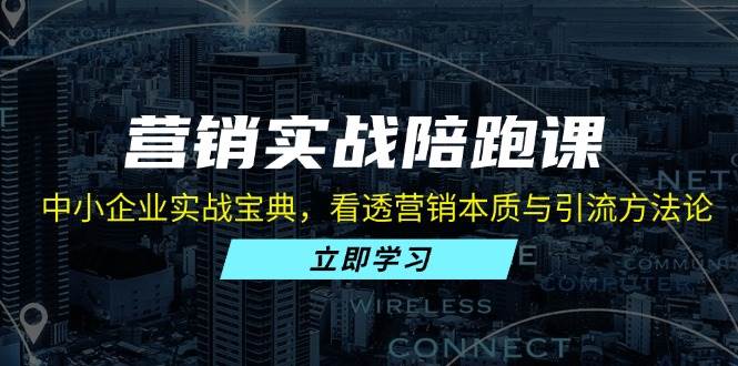 (13146期)营销实战陪跑课:中小企业实战宝典,看透营销本质与引流方法论 (13146期)营销实战陪跑课:中小企业实战宝典,看透营销本质与引流方法论