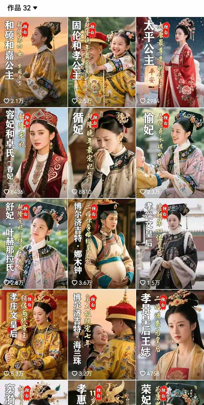 【精】一念秋辞,历史女性人物创作课:独白文案+AI克隆+蒙版剪辑,3个月涨粉22w+副业月入3w 【精】一念秋辞,历史女性人物创作课:独白文案+AI克隆+蒙版剪辑,3个月涨粉22w+副业月入3w