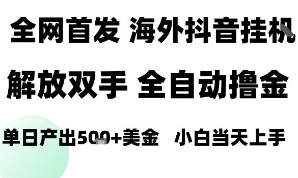 海外抖音无人直播,单日产出1.5k+,长期稳定,新手可玩,无脑操作【揭秘】 海外抖音无人直播,单日产出1.5k+,长期稳定,新手可玩,无脑操作【揭秘】