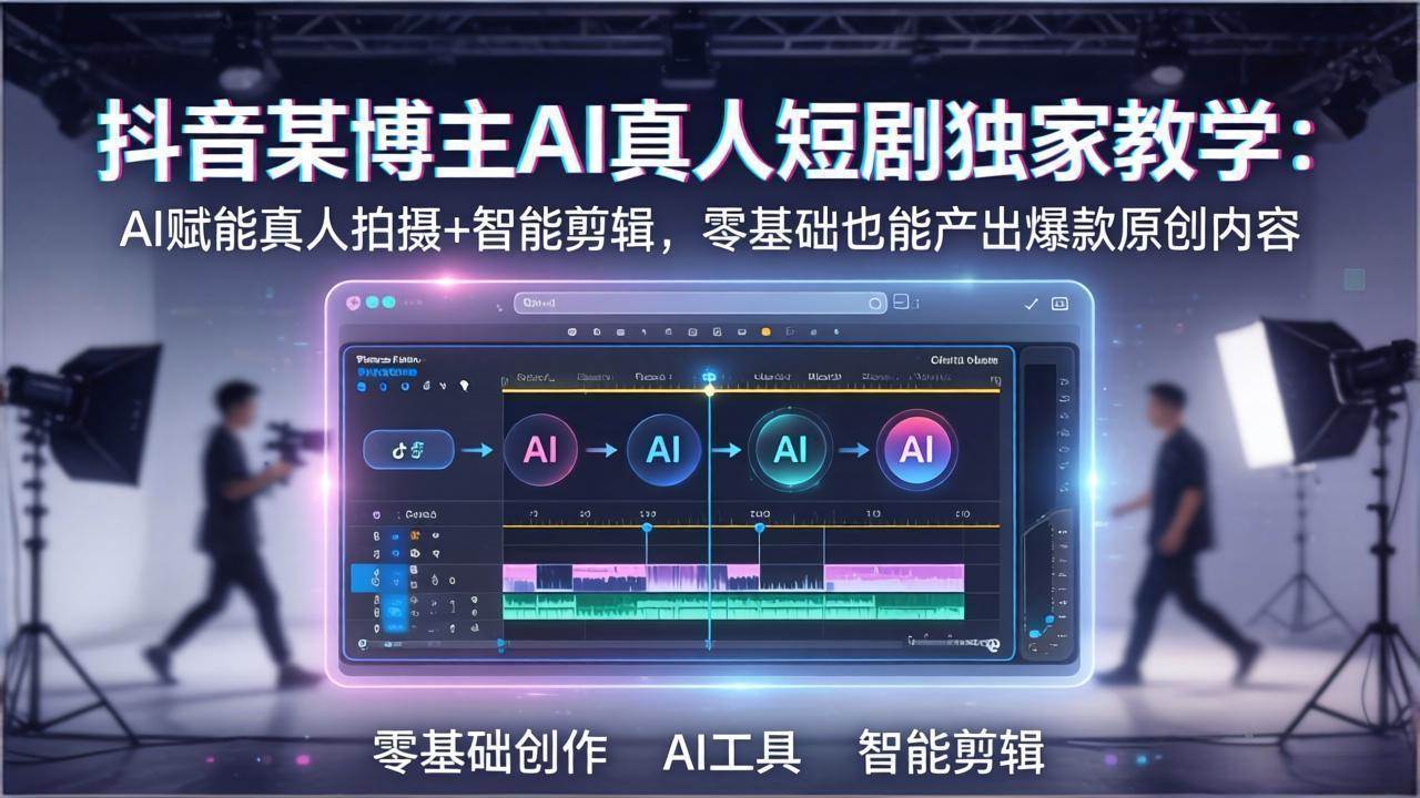 (17942期)抖音某博主AI真人短剧独家教学:AI赋能真人拍摄+智能剪辑,零基础也能产出爆款原创内 (17942期)抖音某博主AI真人短剧独家教学:AI赋能真人拍摄+智能剪辑,零基础也能产出爆款原创内
