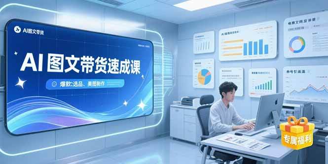 (15416期)AI图文带货速成课,养号引流秘籍,爆款选品策略,美图制作全流程 (15416期)AI图文带货速成课,养号引流秘籍,爆款选品策略,美图制作全流程