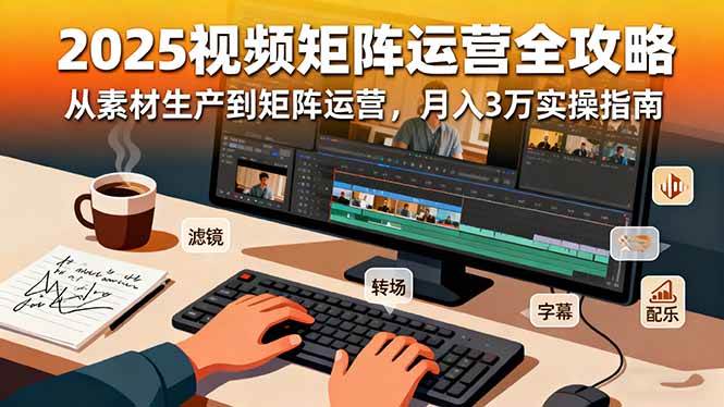 (16333期)2025短视频矩阵运营全攻略:从素材生产到矩阵运营,月入3万实操指南 (16333期)2025短视频矩阵运营全攻略:从素材生产到矩阵运营,月入3万实操指南
