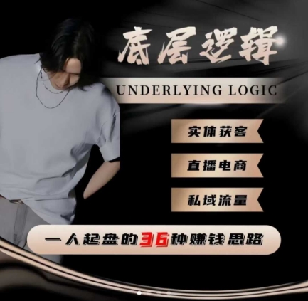 一个人起盘的底层逻辑,私域流量-直播电商-实体获客,一人起盘的36种賺钱思路 一个人起盘的底层逻辑,私域流量-直播电商-实体获客,一人起盘的36种賺钱思路