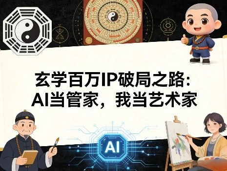 【精】群响夜话会288期 玄学百万IP破局之艺术家AI当管家我当艺术家-知行客