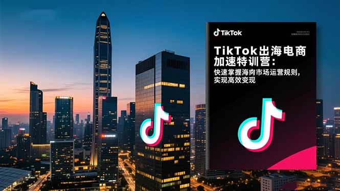 （16535期）TikTok出海电商加速特训营：快速掌握海外市场运营规则，实现高效变现-知行客