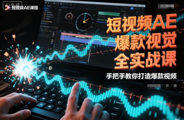 短视频AE爆款视觉全实战课，手把手教你打造爆款视频-知行客