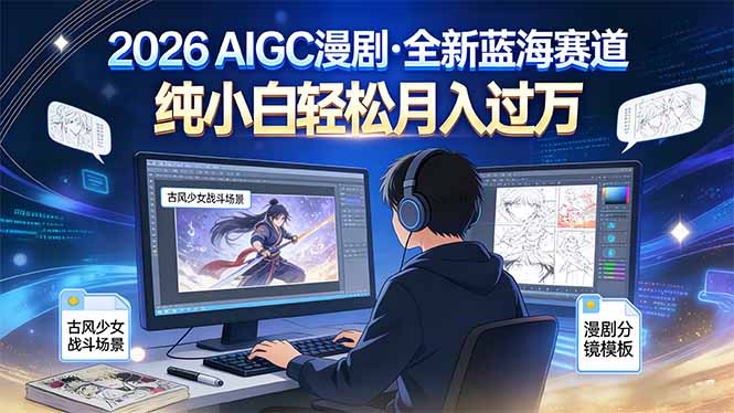 2026年全新蓝海赛道，纯小白轻松月入过万-知行客