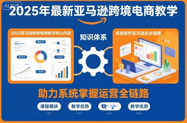 【精】2025年最新亚马逊跨境电商教学，助力卖家系统掌握亚马逊运营全链路知识-知行客