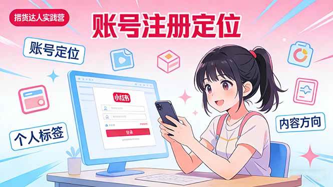 （17459期）小红书带货达人实战营：账号注册定位、内容创作、选品策略、带货技巧、流量运营等-知行客
