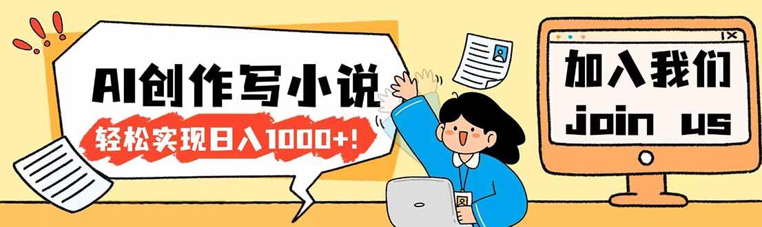 （17822期）26年最新风口项目AI工具创作写小说，轻松实现日入1000+-知行客