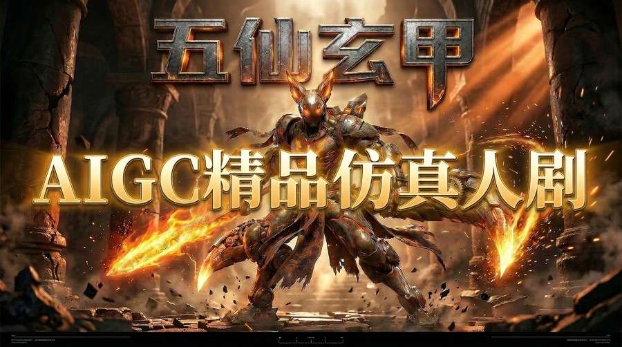 【精】AIGC精品仿真人短剧教学，以五仙玄甲风为例展示保姆级实操教学 | 资源下载 - 知行客-知行客