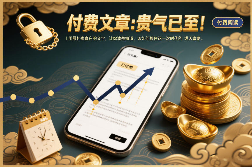 付费文章：贵气已至！用最朴素直白的文字，让你清楚知道，该如何接住这一次时代的泼天富贵-知行客