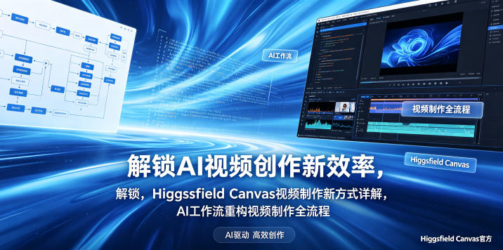 解锁AI视频创作新效率，Higgsfield Canvas视频制作新方式详解，AI工作流重构视频制作全流程-知行客