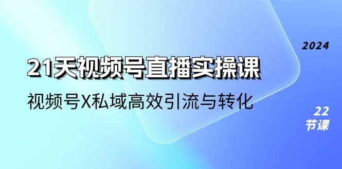 （10966期）21天-视频号直播实操课，视频号X私域高效引流与转化（22节课）-知行客