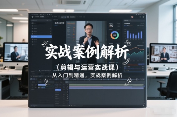 剪辑与运营实战课，从入门到精通，实战案例解析（更新2026） | 资源下载 - 知行客-知行客