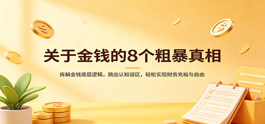 关于金钱的8个粗暴真相：拆解金钱底层逻辑，跳出认知误区，轻松实现财务充裕与自由-知行客