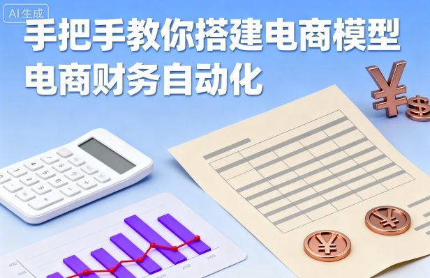 手把手教你搭建电商模型-电商财务自动化-知行客