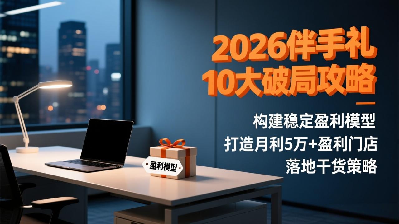 2026伴手礼10大破局攻略：构建稳定盈利模型，打造月利5万+盈利门店，落地干货策略-知行客