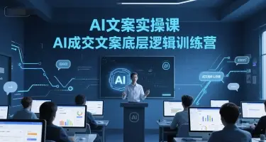 AI文案实操课，AI成交文案底层逻辑训练营-知行客