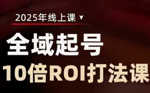 2025全域起号10倍ROI打法课，助你提升直播间的投资回报率-知行客
