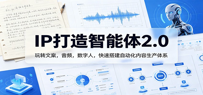 IP打造智能体2.0：玩转文案，音频，数字人，快速搭建自动化内容生产体系-知行客