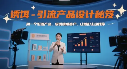诱饵-引流产品设计秘笈，用一个引流产品，吸引精准客户，让他们主动找你-知行客