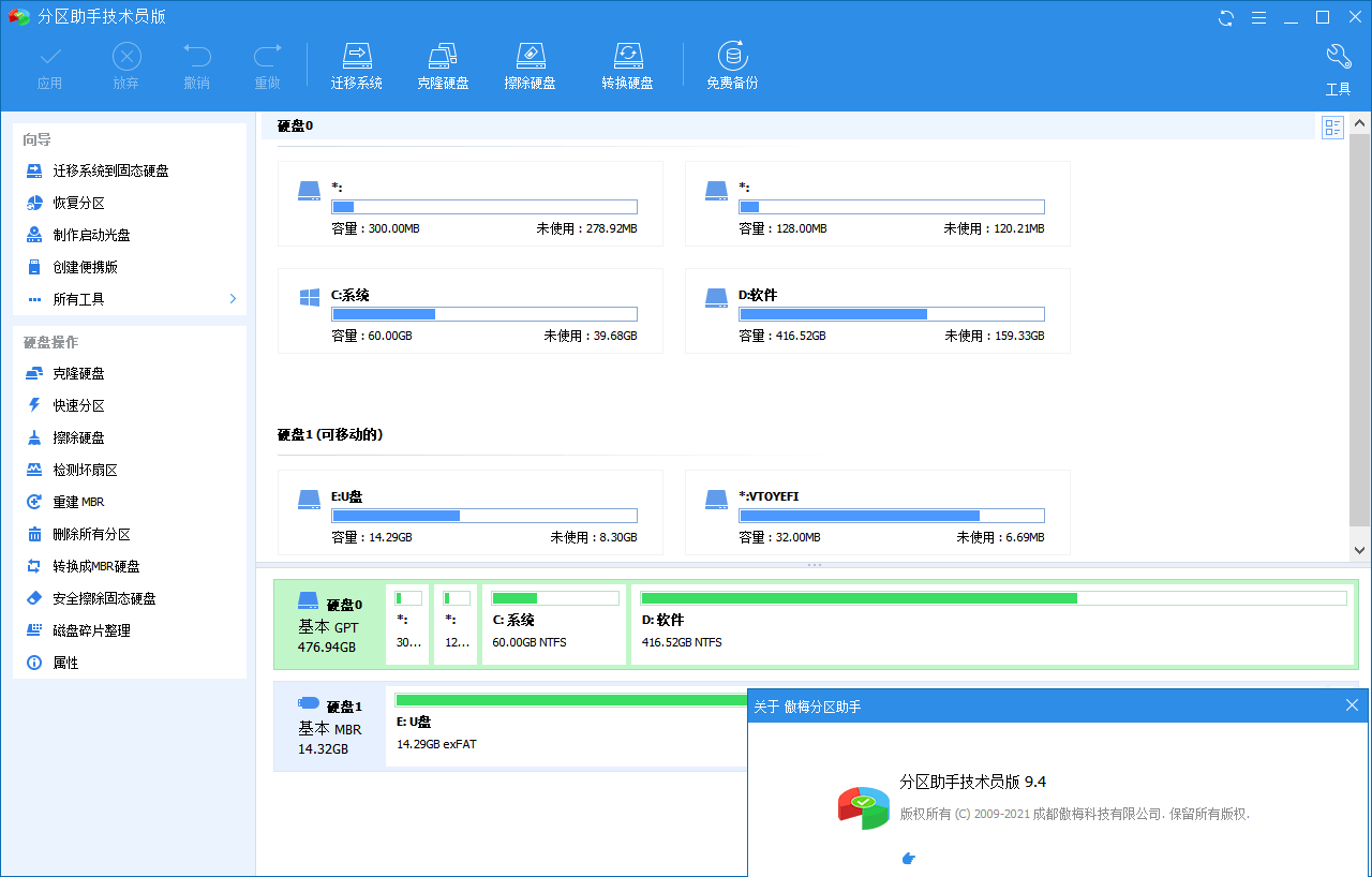 分区助手技术员v10.10.1特别版-知行客