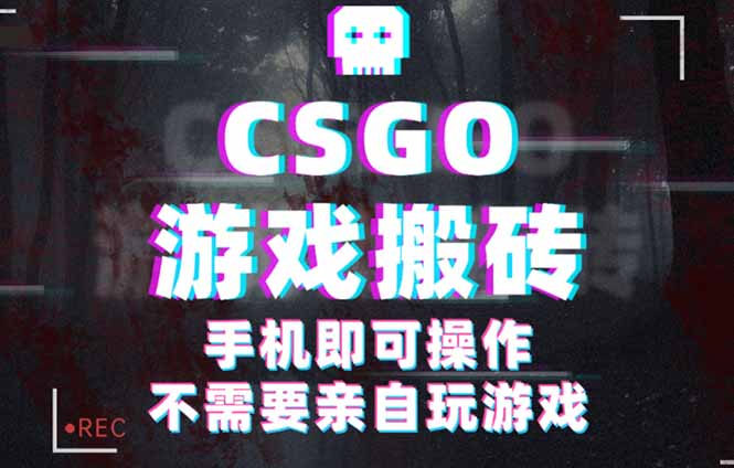 CSGO游戏挂机捡漏，单日扫货500+，年底小高峰上车可吃肉，手机即可操作…-知行客