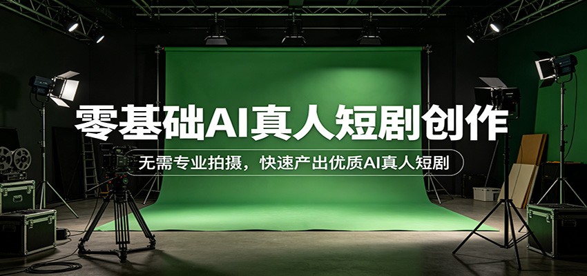 零基础AI真人短剧创作：无需专业拍摄，快速产出优质AI真人短剧-知行客