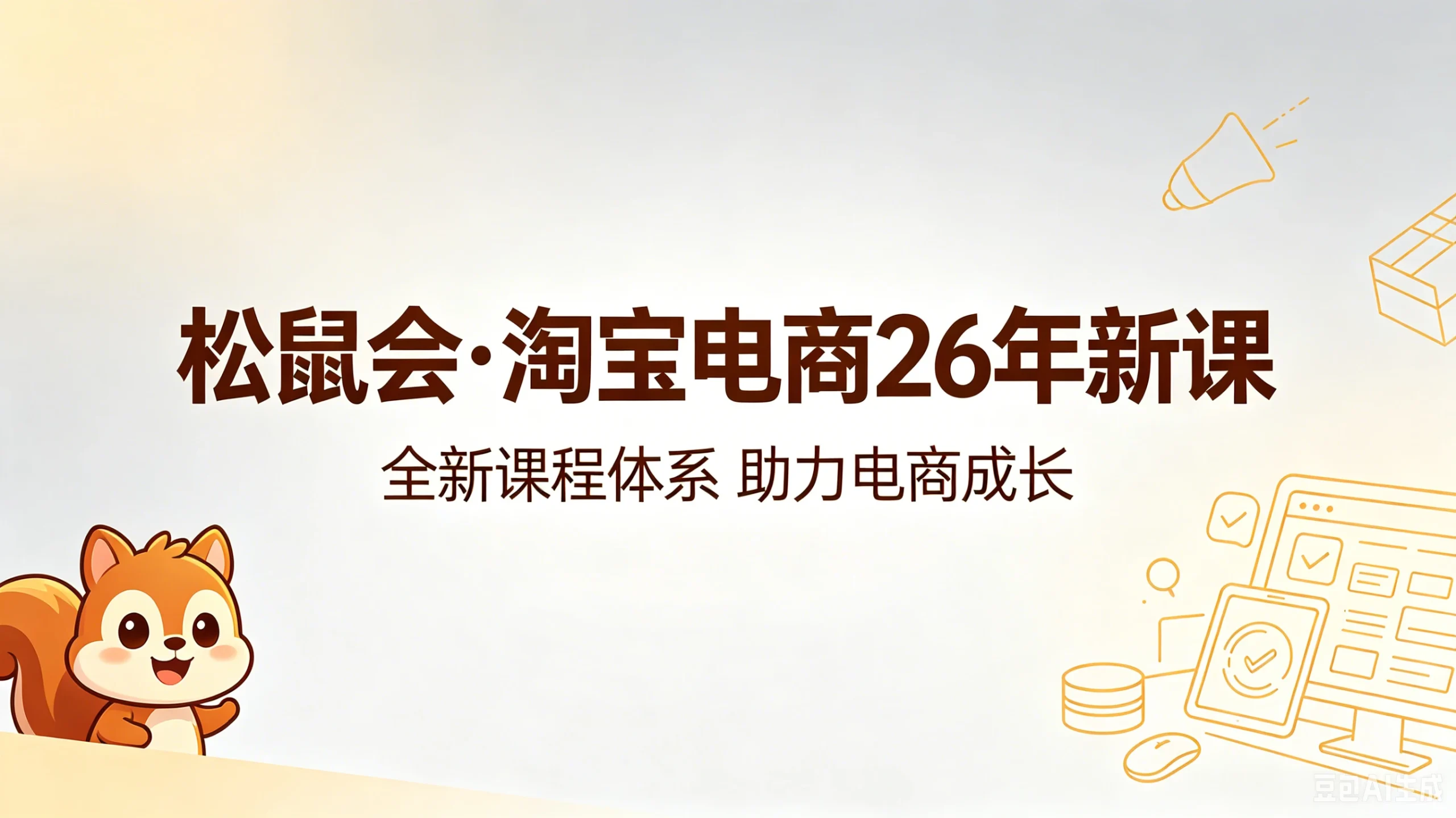 【精】松鼠会·淘宝电商26年5月新课(价值4980元)-知行客