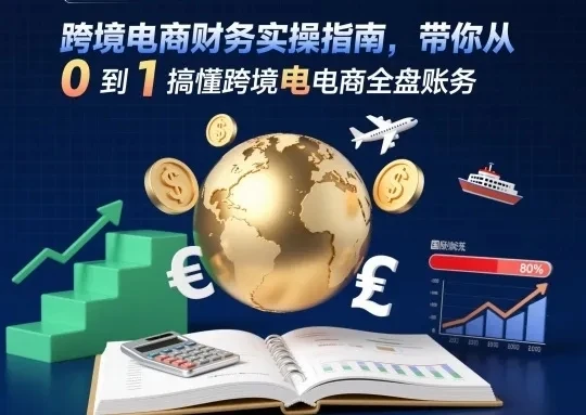 【精】跨境电商财务实操指南，带你从0到1搞懂跨境电商全盘账务-知行客