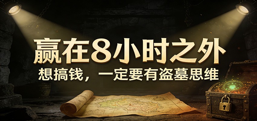 公众号付费文章《赢在8小时之外，想搞钱，一定要有盗墓思维》-知行客