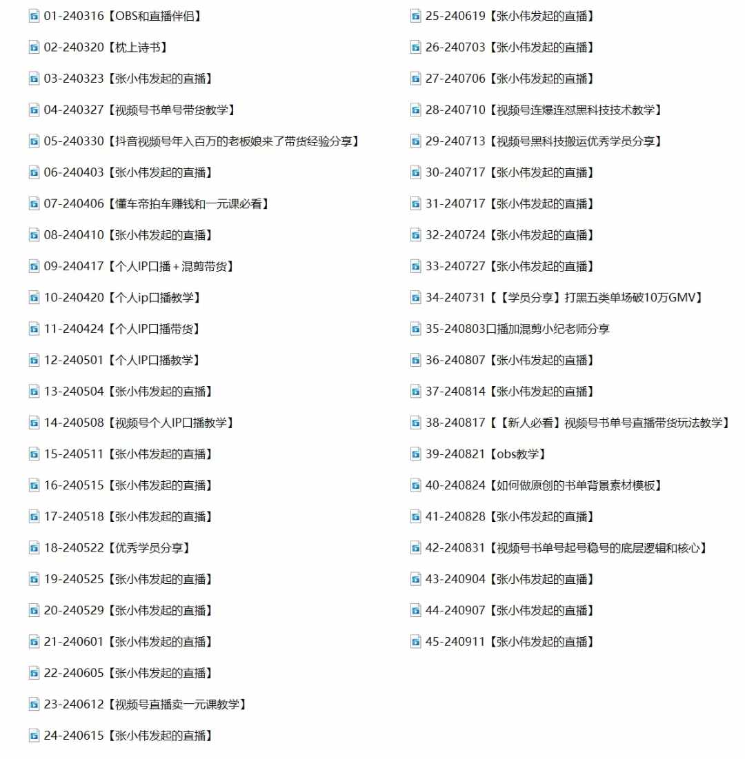 （12612期）2024视频号最新带货实战课：无人直播/书单号卖货/个人IP口播 (附资料素材)-知行客