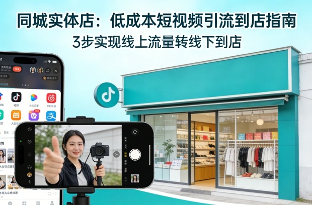 同城实体店，如何低成本把客户从短视频带到线下门店-知行客