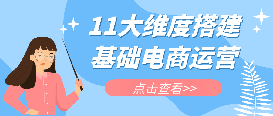 11大维度搭建基础电商运营-知行客