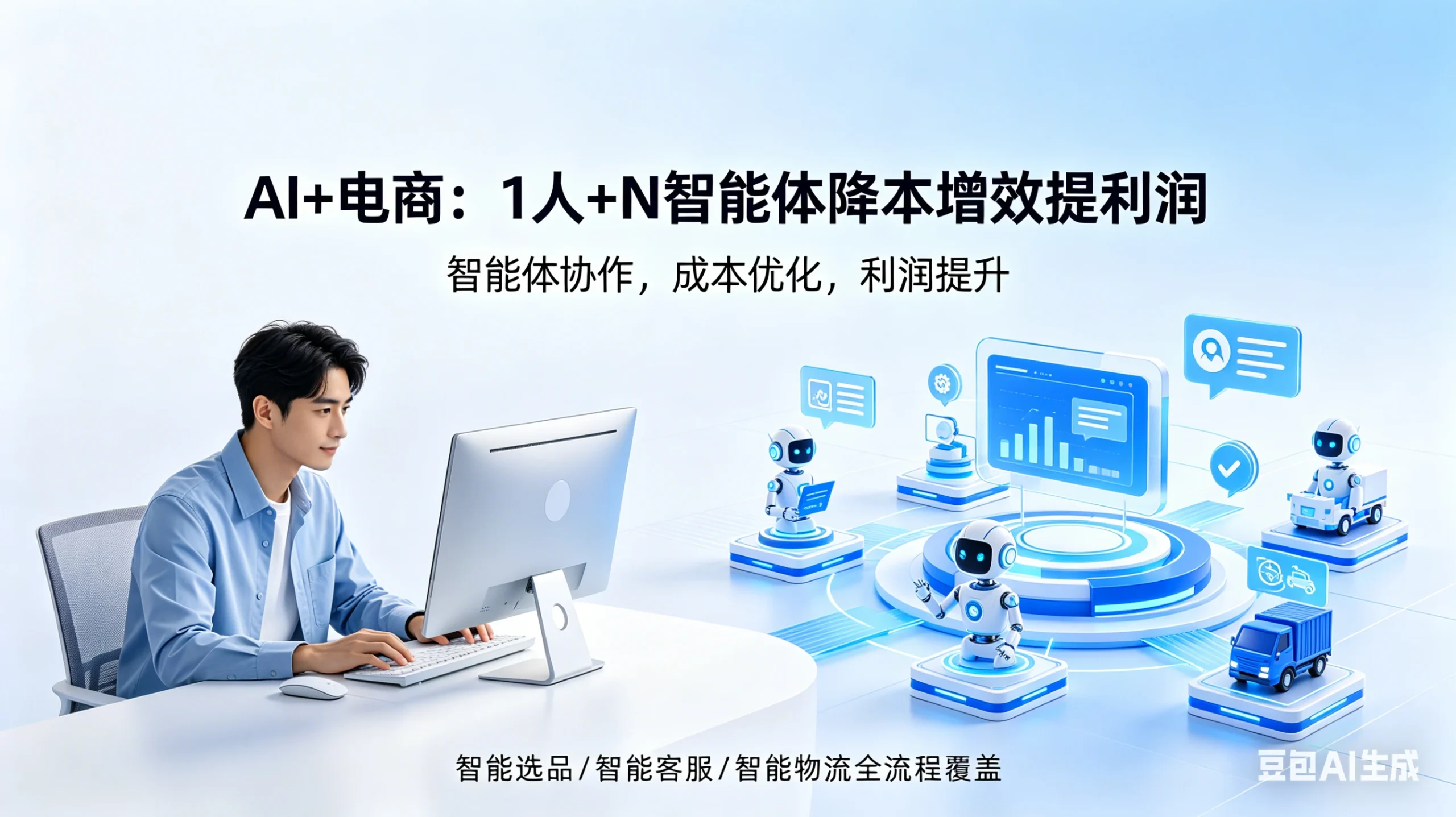 【精】 Al+电商 如何通过1人+N个智能体 降本增效提高利润-知行客