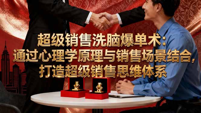 超级销售洗脑爆单术：通过心理学原理与销售场景结合,打造超级销售思维体系-知行客