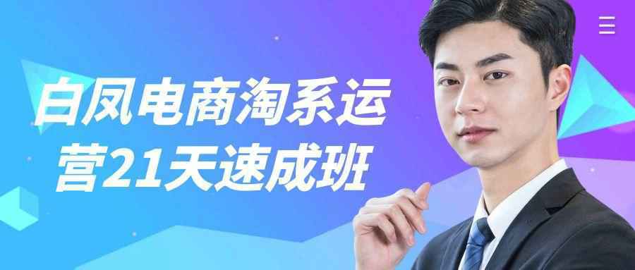 白凤电商淘系运营21天速成班-知行客