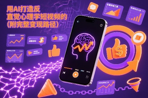 用AI打造“反直觉”心理学短视频的流量密码（附完整变现路径）-知行客