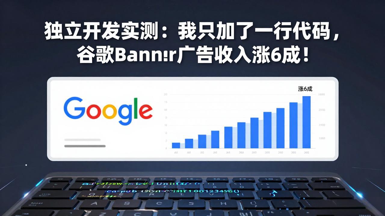 付费文章：独立开发实测：我只加了一行代码，谷歌Banner广告收入涨6成！ | 资源下载 - 知行客-知行客