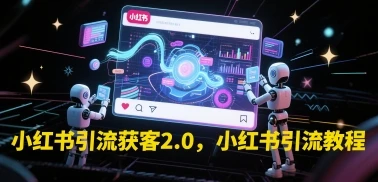 【精】小红书引流获客2.0，小红书引流教程-知行客