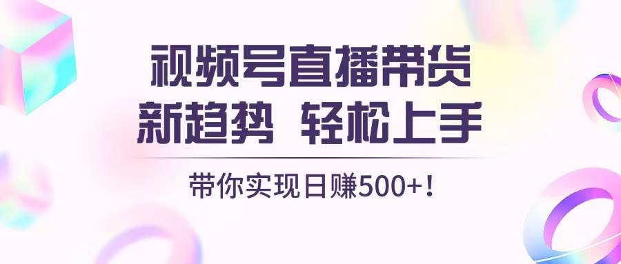 （13370期）视频号直播带货新趋势，轻松上手，带你实现日赚500+-知行客