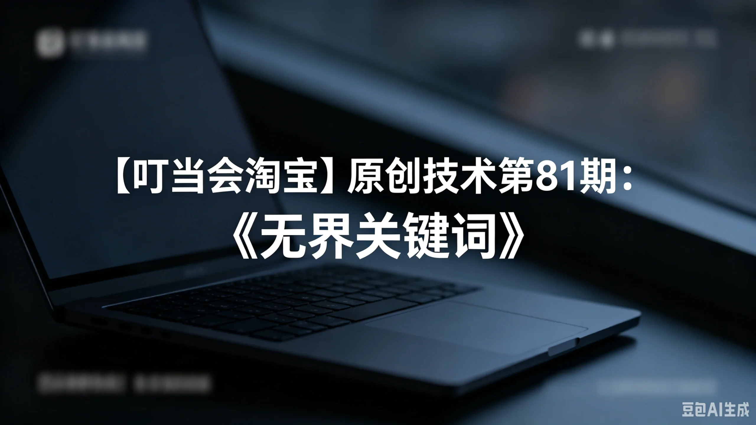 【叮当会淘宝】原创技术第81期：《无界关键词》-知行客