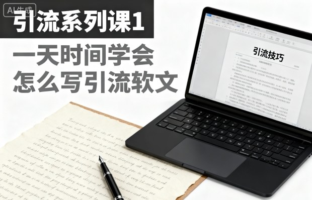 引流系列课1，一天时间学会怎么写引流软文-知行客