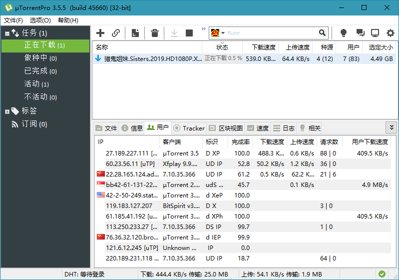 BT下载 uTorrent Pro v3.6.0.47254-知行客