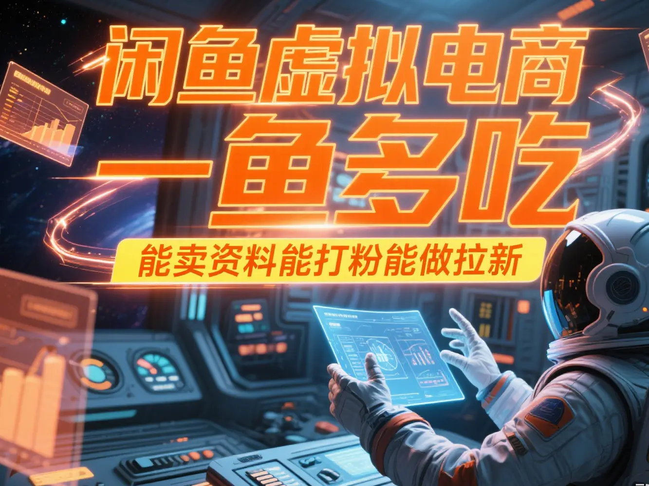 闲鱼虚拟电商，一鱼多吃，能卖资料能打粉能做拉新-知行客