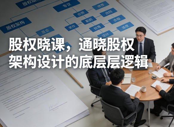 股权晓课，通晓股权架构设计的底层逻辑-知行客